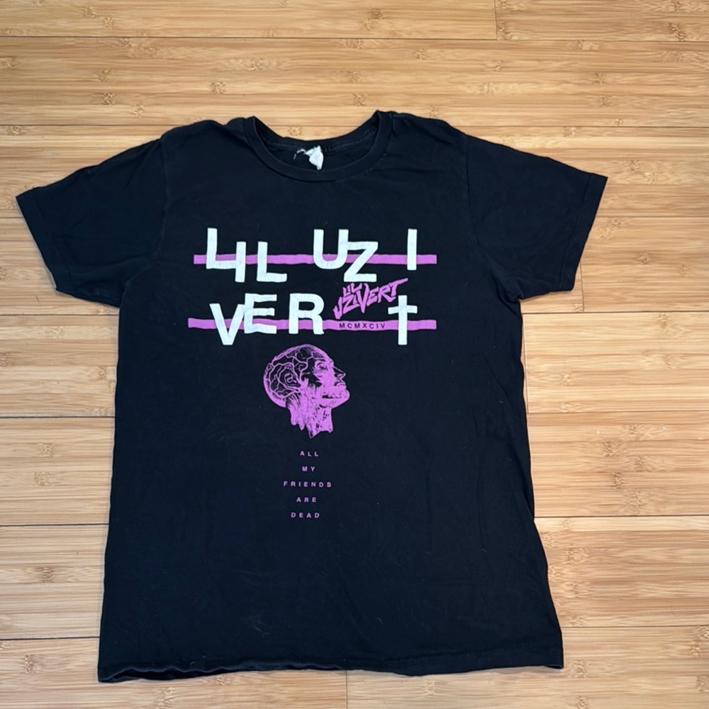Lil Uzi Vert Black Graphic T-Shirt